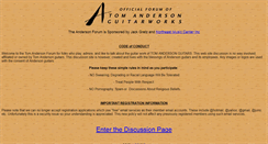 Desktop Screenshot of andersonforum.com